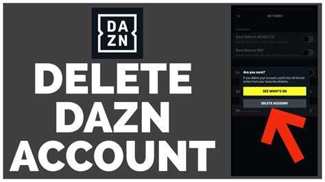 How to Delete Your DAZN Account 2023? Cancel DAZN Subscription - YouTube