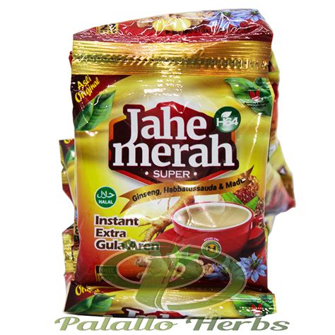 Jual Jahe Merah Super plus ginseng habbat madu H64 | Jahe Merah Instan ...