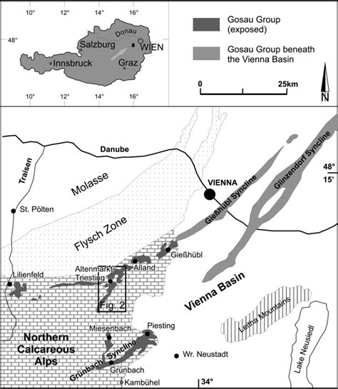 Geological sketch map of the eastern margin of the Eastern Alps... | Download Scientific Diagram