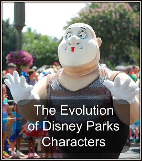 Evolution of Disney Parks Characters - Adventures in Familyhood