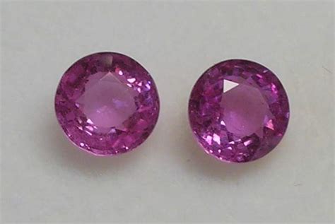 Natural pink sapphire earrings | Martini style studs | Natural gemstones and diamonds