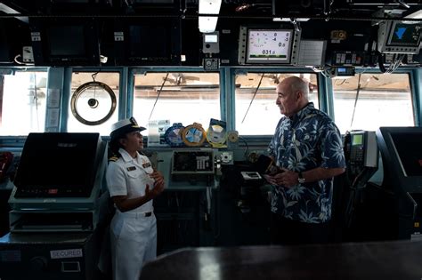 DVIDS - Images - Assistant Sec. of Navy Tours USS Chafee, Delivers Environmental Award [Image 2 ...