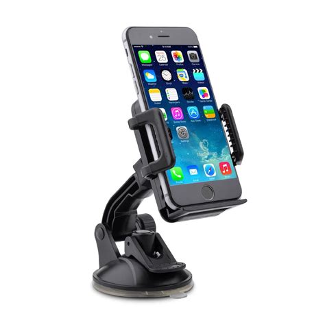 Amazon.com: TaoTronics Car Phone Mount Holder, Windshield / Dashboard Universal… | Car phone ...