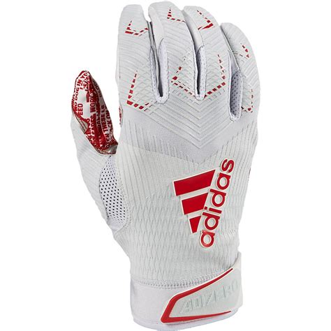 adidas Adults' AdiZero 8.0 Receiver Football Gloves | Academy