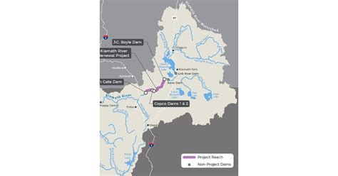 Klamath River Dam Removal Map - Alexia Lorraine