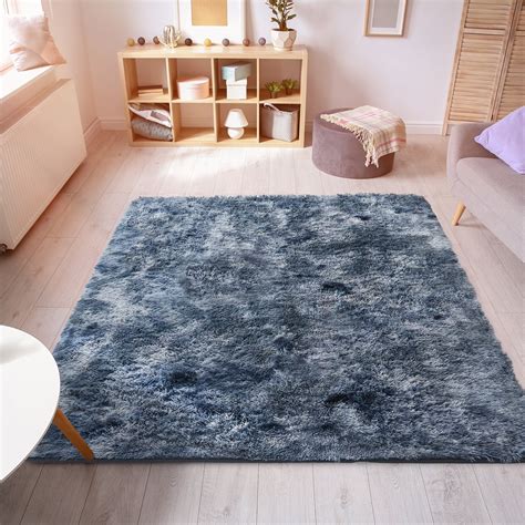 Soft Plush Faux Fur Area Rug 3x5 Feet, Luxury Modern Rugs Rectangular ...