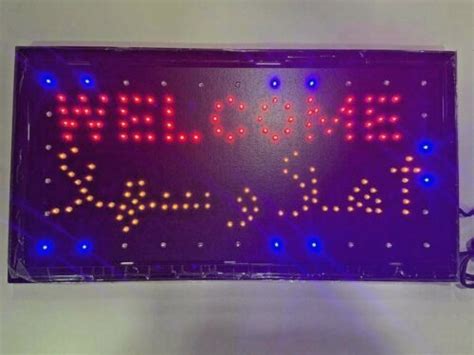 Animated Motion Running LED Business OPEN Sign + On/Off Switch Bright Light Neon | eBay