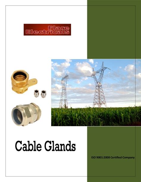 Industrial Cable Glands Catalogue