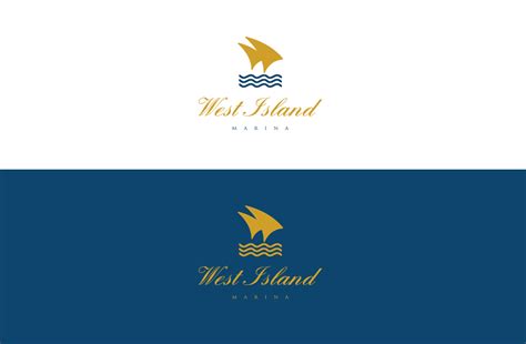 Marina Logo Design for West Island Marina by GLDesigns | Design #16985892