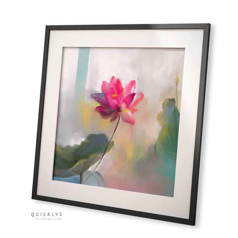 Lotus - Abstract Art Print - Quicklys