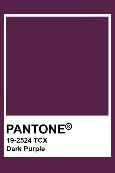 Pantone Dark Purple | Pantone colour palettes, Purple color palettes ...