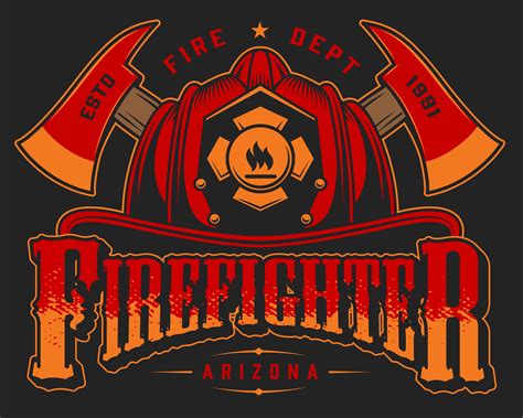 Fire Fighter Logos SVG