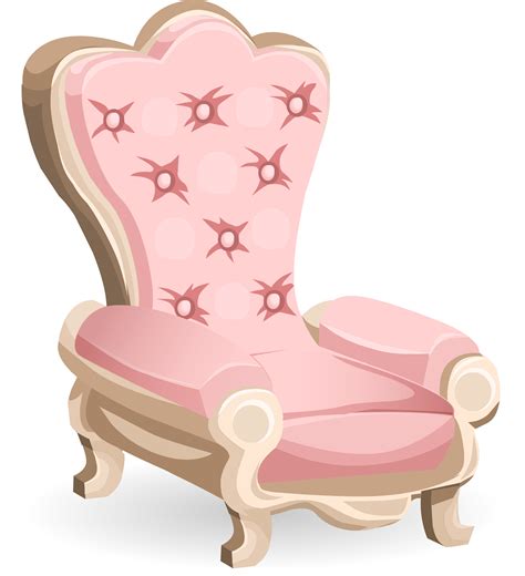 Pink Royal Chair Seat Vector Clipart image - Free stock photo - Public Domain photo - CC0 Images