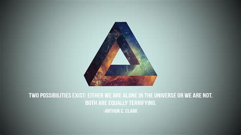 Cosmic Dilemmas: An HD Wallpaper with Profound Quotes