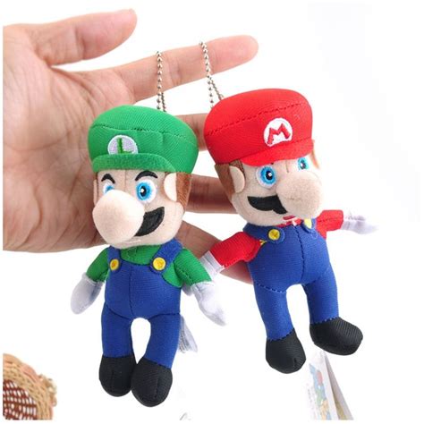 2019 Super Mario Plush Toys Keychain Pendant Mario Stuffed Animals Keyring 10cm/4 Inches C2158 ...