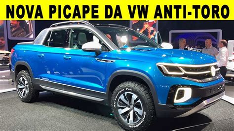 NOVA PICAPE VOLKSWAGEN TAROK TURBO FLEX E DIESEL VEM AI EM 2022 - YouTube