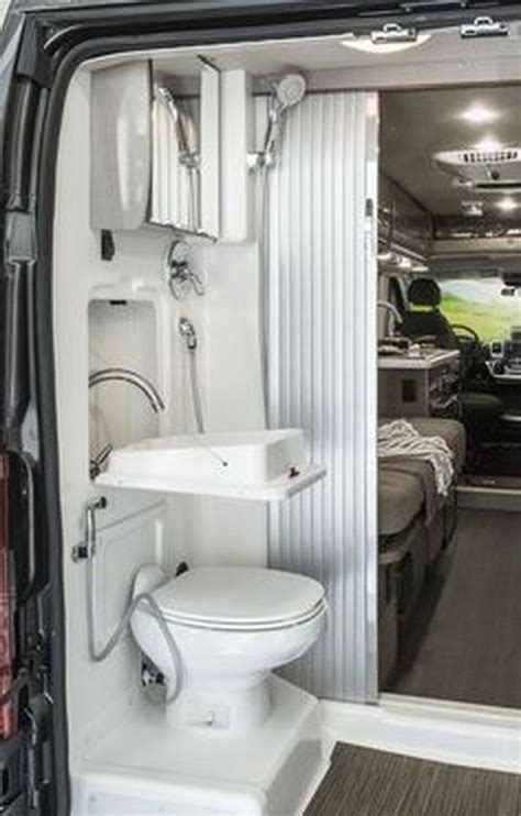 45 Totally Inspiring Rv Bathroom Remodel Organization Ideas | Camper bathroom, Camper interior ...