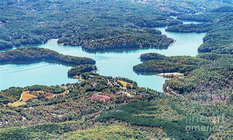 Lake James North Carolina Aerial View Photograph by David Oppenheimer - Pixels