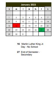 West Middle School - School District Instructional Calendar - Rockford Sd 205 - 2022-2023