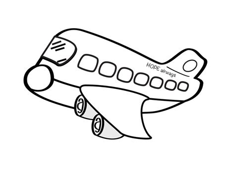 Plane Drawing Easy at GetDrawings | Free download