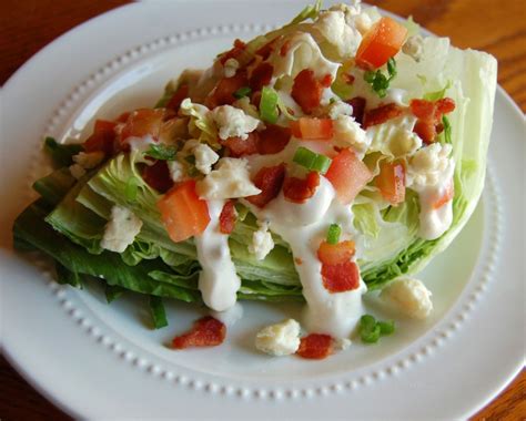 Wedge Salad with Homemade Blue Cheese Dressing | Cooking Mamas