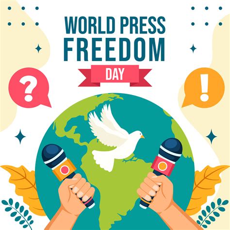 Press Freedom Day Social Media Illustration Flat Cartoon Hand Drawn Templates Background ...