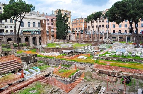 Largo di Torre Argentina - The place where Gaius Julius Caesar was killed : r/ancientrome