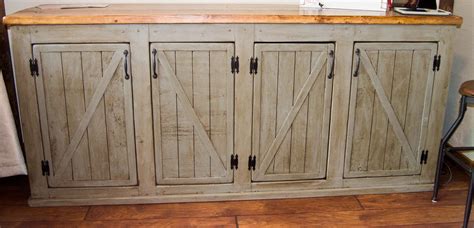 Barn Door Kitchen Cabinets | Diy cabinet doors, Rustic cabinet doors ...