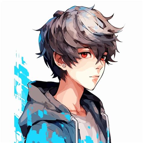 Premium Vector | Young man anime style character vector illustration design manga anime boy