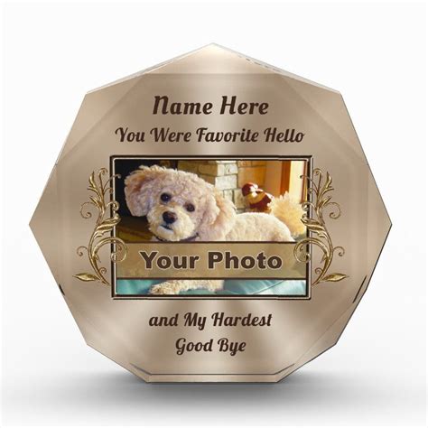 Photo and Personalized Unique Pet Memorial Gifts | Zazzle | Pet memorial gifts, Unique pet ...