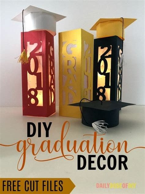 DIY Graduation Decor Centerpieces | Graduation party diy, Graduation ...