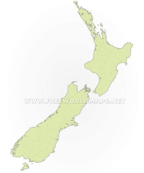 New Zealand Political Map