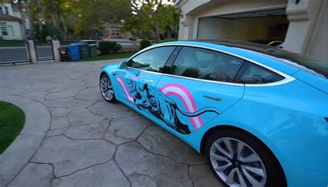 Custom Tesla Model 3 For Mr Beast Looks Like A Million Bucks