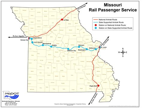 A map of the "Missouri River Runner" courtesy of the Missouri ...