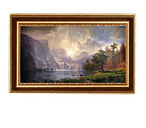 Eliteart-Among The Sierra Nevada Mountains, California (1868), by Albert Bierstadt Oil Painting ...