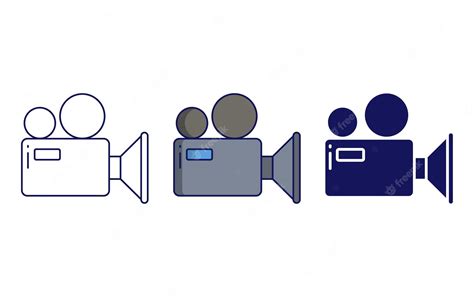 Premium Vector | Video camera vector icon