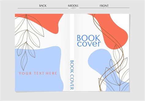 Premium Vector | Book Covers with minimal design. aesthetic boho background and hand drawn ...