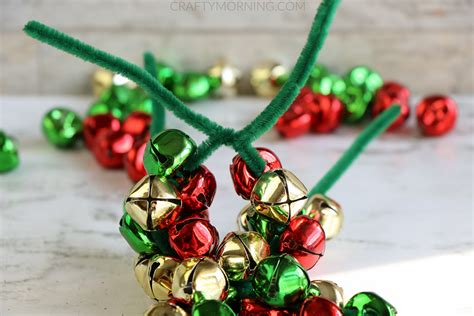 3D Jingle Bell Ball Ornament Using Pipe Cleaners - Crafty Morning