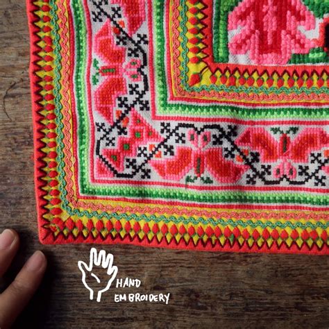 Hmong Art for home decorHill Tribe Embroidery traditional | Etsy