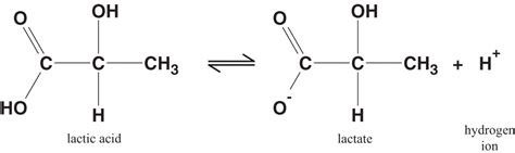 Lactic acid HC3H5O3 has one acidic hydrogen. A 0.10 M solution of lactic acid has the ...