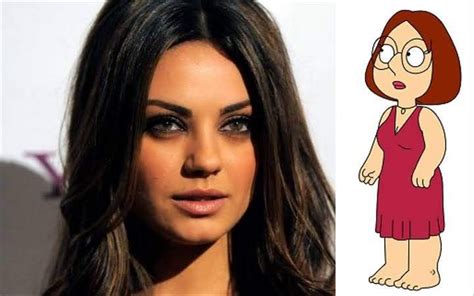 Mila Kunis ( voice character ) Meg Griffin / Family Guy ( 2001- present ) shared to groups 4/17 ...