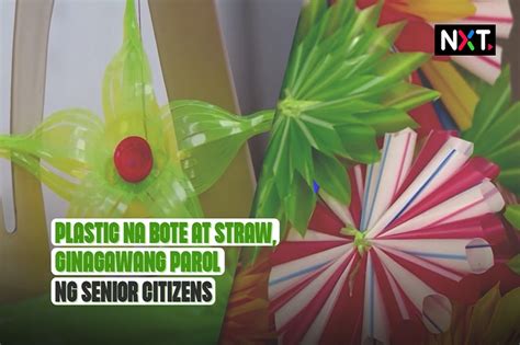 Plastic bottle at straw, ginawang parol | ABS-CBN News