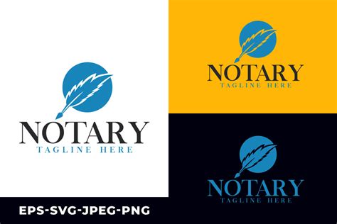 Notary Logo Design Graphic by almamun_dc · Creative Fabrica