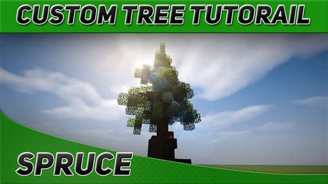 Minecraft Tree Tutorials ~ Spruce Tree - YouTube