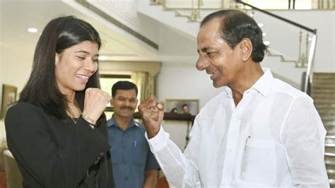 Telangana CM congratulates Nikhat Zareen on winning gold