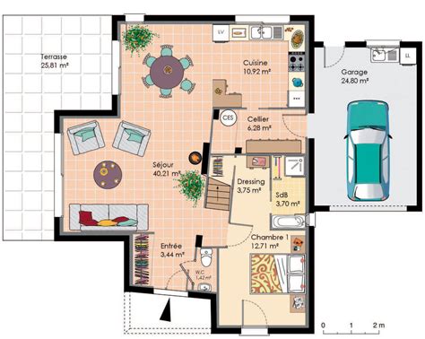 Plan de maison : Maison moderne et économique | Faire construire sa maison