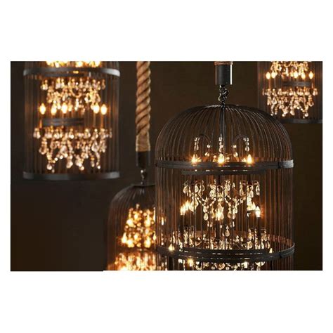 Vintage Birdcage Crystal Round Chandelier Luxury Lighting idealamps