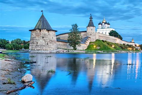 The Pskov Kremlin. Russia stock photo. Image of district - 9819924