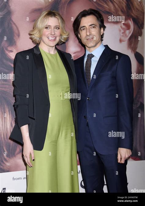 Greta Gerwig and Noah Baumbach attending the Los Angeles premiere of ...