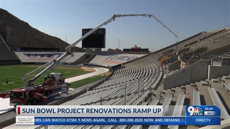 Sun Bowl project renovations ramp up - YouTube